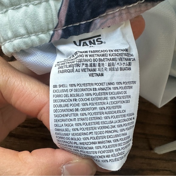 Vans Primary Print Elastic Waist Board Shorts - Picture 11 of 16